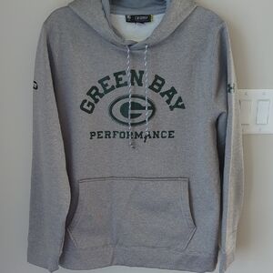 Under Armour Gray Green Bay Hoodie